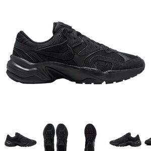 Nike  Black Athletic Sneakers AL8